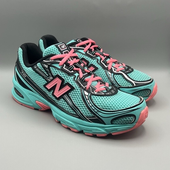 New Balance Other - New Balance 740 V2 Cyber Jade Green Pink Y2K Runners - Mens Size 7.5 USED